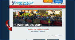 Desktop Screenshot of funbounce.com