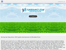 Tablet Screenshot of funbounce.com